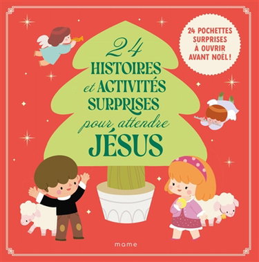 Couverture de 24 histoires et activités surprises pour attendre Jésus