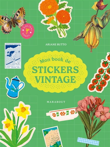 Couverture de Mon book de stickers vintage : Plus de 1000 stickers