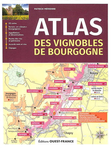 Couverture de Atlas des vignobles de Bourgogne