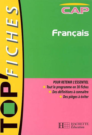 Couverture de Français CAP