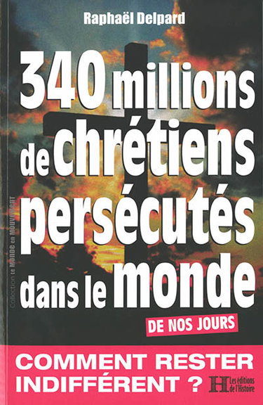 Couverture de 340 millions de chrétiens persécutés dans le monde : de nos jours par Raphaël Delpard