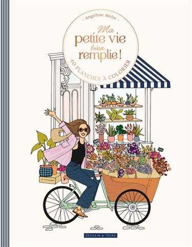 Couverture de Ma petite vie bien remplie ! : coloriage luxe