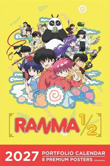 Couverture de Ranma 1-2 : calendrier portfolio 2027