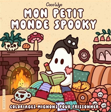 Couverture de Mon petit monde spooky : coloriages mignons pour frissonner