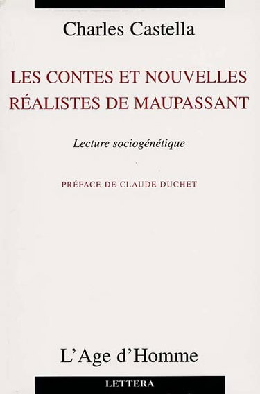 Couverture de Les récits et nouvelles réalistes de Maupassant