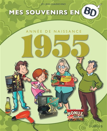 Couverture de Mes souvenirs en BD. Vol. 16. Année de naissance : 1955
