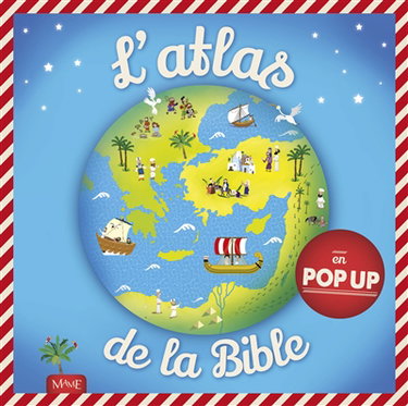 Couverture de L'atlas de la Bible en pop up