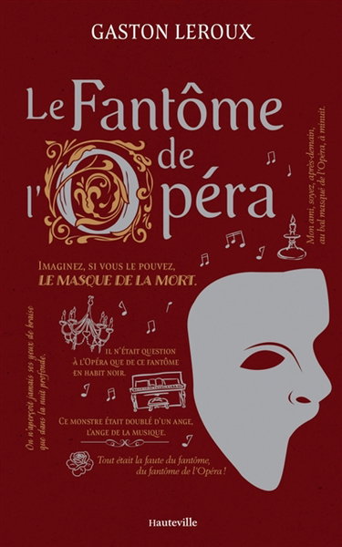 Couverture de Le fantôme de l'Opéra