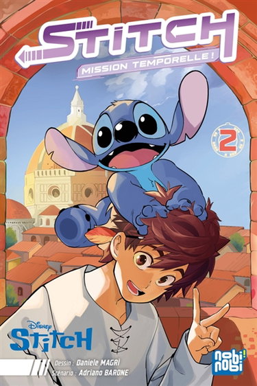 Couverture de Stitch : mission temporelle !. Vol. 2