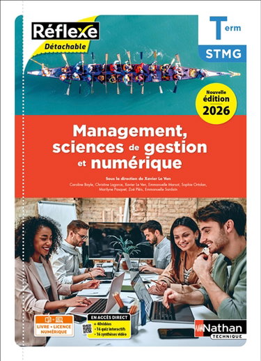 Couverture de Management, sciences de gestion et numérique terminale STMG : livre + licence numérique
