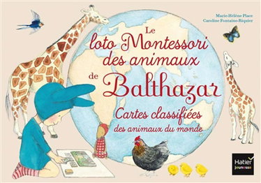 Couverture de Le loto Montessori des animaux de Balthazar et de Pépin aussi : cartes classifiées de la maison et du jardin
