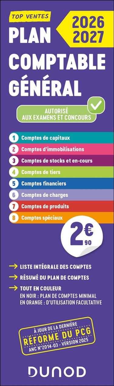 Couverture de Plan comptable général 2026-2027
