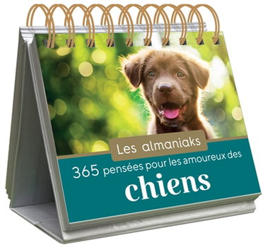 Couverture de 365 pensées pour les amoureux des chiens