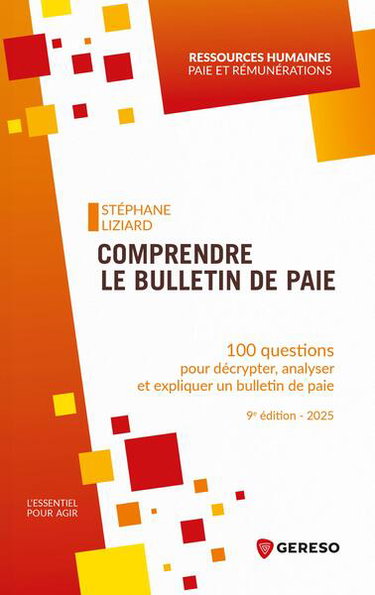Couverture de Comprendre le bulletin de paie : 100 questions pour décrypter, analyser et expliquer un bulletin de paie : 2025