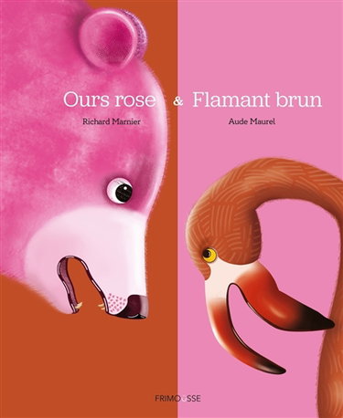 Couverture de Ours rose & flamand brun