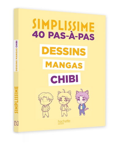 Couverture de Simplissime : dessins manga chibi, 40 pas-à-pas