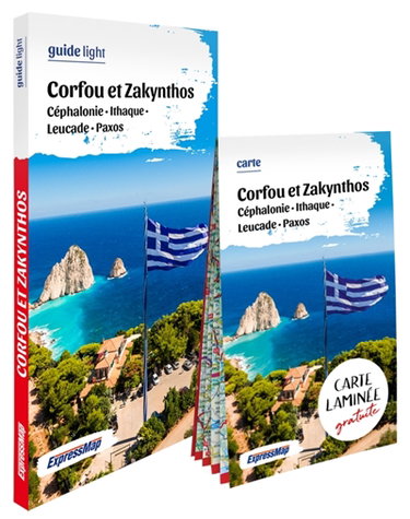 Couverture de Corfou et Zakynthos : Céphalonie, Ithaque, Leucade, Paxos : guide + carte