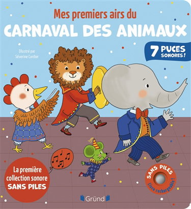 Couverture de Mes premiers airs du Carnaval des animaux : 7 puces sonores !
