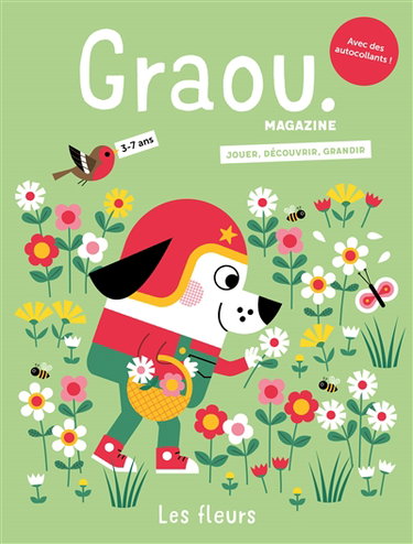 Couverture de Graou magazine, n° 47. Les fleurs
