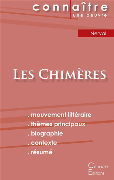 Couverture de Fiche de lecture Les Chimères de Gérard de Nerval (Analyse littéraire de référence et résumé complet) par Gérard de Nerval