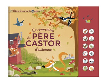 Couverture de Les comptines du Père Castor d'automne par Madeleine Brunet