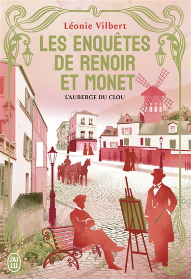 Couverture de Les enquêtes de Renoir et Monet. L'auberge du clou par Léonie Vilbert