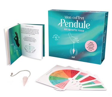 Couverture de Mon coffret pendule en quartz rose par Collectif