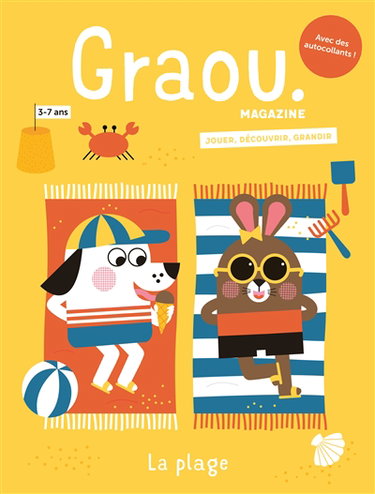 Couverture de Graou magazine, n° 48. La plage