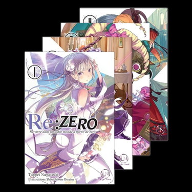 Couverture de Pack Re:Zero : tome 1 à tome 4 par Tappei Nagatsuki
