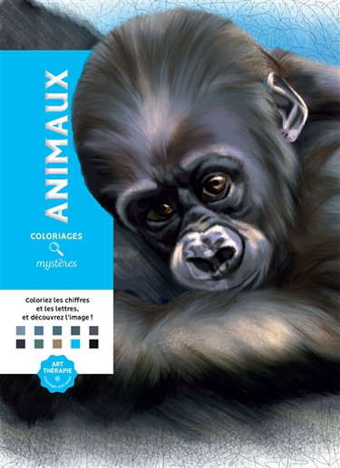 Couverture de Animaux : coloriages mystères par Nathalie Lavaud