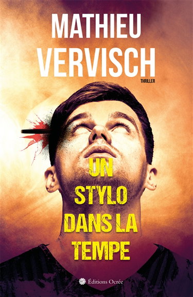 Couverture de Un stylo dans la tempe : thriller par Mathieu Vervisch