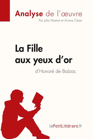 Couverture de La Fille aux yeux d'or d'Honoré de Balzac (Analyse de l'œuvre) : Analyse complète et résumé détaillé de l'oeuvre par Julie Mestrot