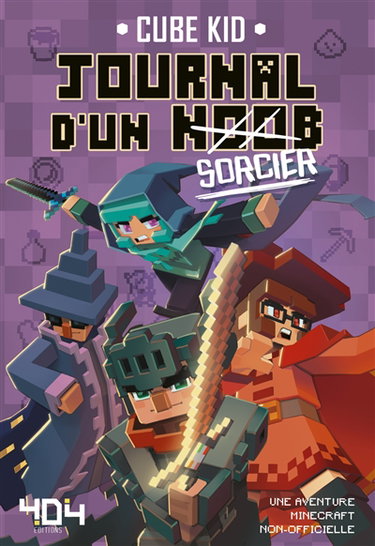 Couverture de Journal d'un noob. Vol. 9. Sorcier par Cube Kid