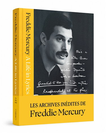 Couverture de A life in lyrics : les archives inédites de Freddie Mercury