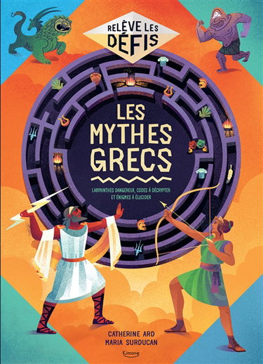 Couverture de Les mythes grecs : labyrinthes dangereux, codes à décrypter et énigmes à élucider
