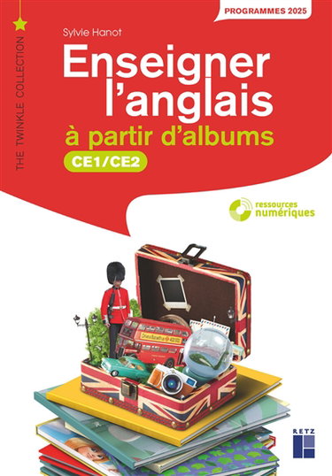 Couverture de Enseigner l'anglais à partir d'albums : CE1, CE2 : programmes 2025