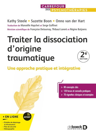 Couverture de Traiter la dissociation d'origine traumatique : approche pratique et intégrative