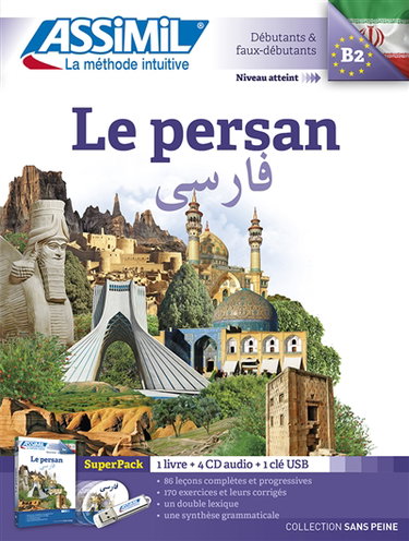 Couverture de Le persan : superpack : débutants & faux-débutants, niveau atteint B2