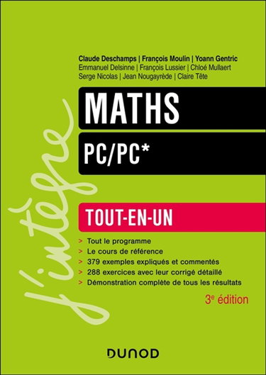 Couverture de Maths PC, PC* : tout-en-un