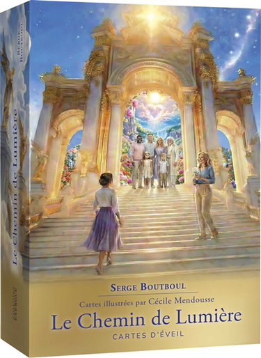 Couverture de Le chemin de lumière : cartes d'éveil