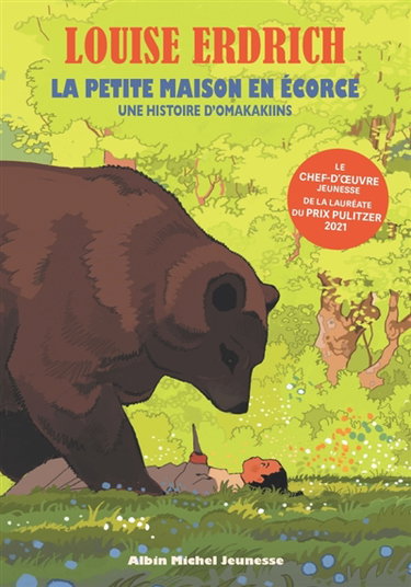 Couverture de La maison en écorce : une histoire d'Omakakiins
