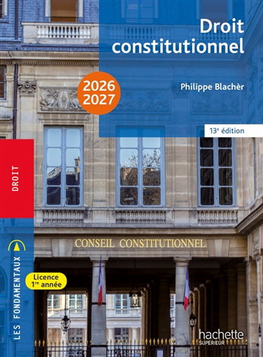 Couverture de Droit constitutionnel : 2026-2027