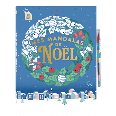 Couverture de Mes mandalas de Noël