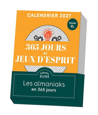 Couverture de 365 jeux d'esprit : calendrier 2027