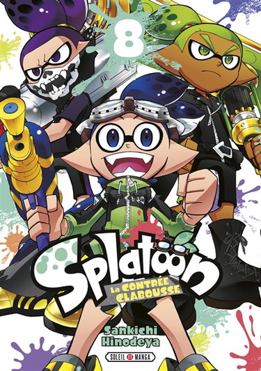 Couverture de Splatoon : la Contrée Clabousse. Vol. 8