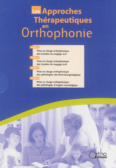 Couverture de Les approches thérapeutiques en orthophonie