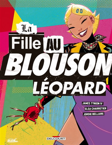 Couverture de La fille au blouson léopard