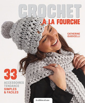 Couverture de Crochet à la fourche : 33 accessoires tendance simples & faciles