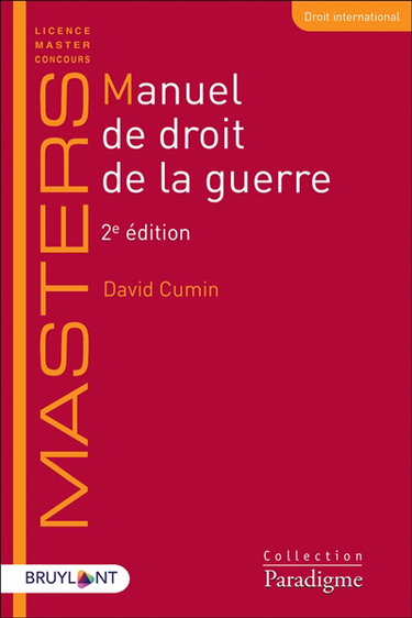 Couverture de Manuel de droit de la guerre