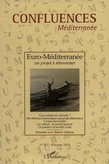 Couverture de Confluences Méditerranée, n° 35. Euro-Méditerranée, un projet à réinventer